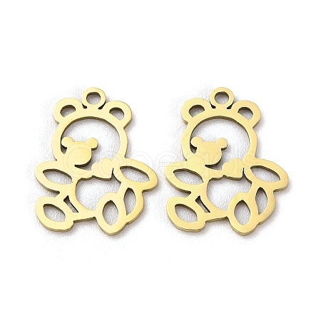 201 Stainless Steel Pendants STAS-E200-02G-1