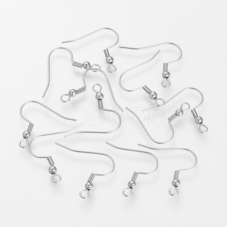 Tarnish Resistant 304 Stainless Steel Earring Hooks STAS-S066-11-1