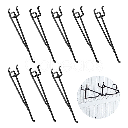 Iron Wall Mounted Mesh Board Pegboard Hook Hangers IFIN-WH0085-17EB-1
