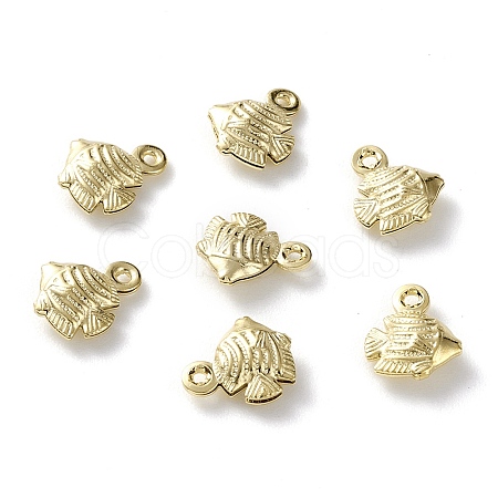 Brass Charms X-KK-H739-04G-1
