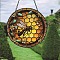 Acrylic Wall Decorations, Hanging Ornament, Flat Round, Bees, 150mm