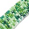 Glass Beads Strands, Faceted, Rondelle, Lime Green, 6x5mm, Hole: 1mm, about 85~88pcs/strand, 16.1~16.5 inch(41~42cm)