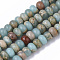 Natural Aqua Terra Jasper Beads Strands, Rondelle, 6x4mm, Hole: 0.8mm, about 102~103pcs/strand, 15.94 inch(40.5cm)