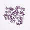 3D Resin Cabochons, Nail Art Studs, Nail Art Decoration Accessories, Butterfly, Medium Violet Red, 7.5x7~8x2~3mm