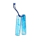 Natural Selenite Big Pendants, Dyed, Rectangle Charm, Light Sky Blue, 90mm