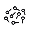 Spray Painted Iron Screw Eye Pin Peg Bails X-IFIN-N010-002B-2