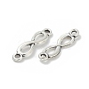 Tibetan Style Alloy Infinity Connector Charms TIBE-S324-26AS-2