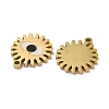 Ion Plating(IP) 316L Surgical Stainless Steel Pendants STAS-D035-05E-G-2