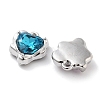 Rack Plating Alloy Rhinestone Charms PALLOY-F311-23P-2
