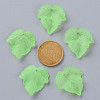 Autumn Theme Transparent Frosted Acrylic Pendants PAF002Y-28-4