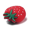 Strawberry Food Grade Eco-Friendly Silicone Focal Beads SIL-K003-01A-2