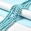 Synthetic Turquoise and Sea Shell Assembled Beads Strands G-D482-01E-07-1