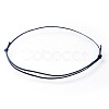 Adjustable Flat Waxed Polyester Cords Bracelet Making AJEW-JB00508-04-3