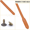 2Pcs Imitation Leather Bag Strap PURS-CL0001-08A-6