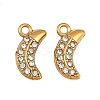 304 Stainless Steel Rhinestone Pendants RB-CBABFDA-06G-1