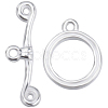 10Pcs Eco-friendly Brass Toggle Clasps KK-BBC0009-93-1