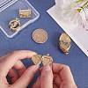 5Pcs 5 Style Brass Locket Pendants KK-SZ0004-02-3
