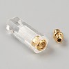 Faceted Natural Quartz Crystal Pointed Pendants G-H252-F07-3