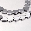 Electroplate Non-magnetic Synthetic Hematite Bead Strands G-F300-23E-01-1