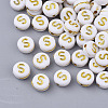 Plating Acrylic Beads X-PACR-R242-01S-1