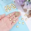 30Pcs Brass Connector Cabochon Settings KK-BBC0025-22-3