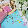 110Pcs 11 Colors Alloy Tri-Glide Adjuster Buckles FIND-GL0001-98-5