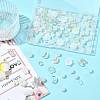 122Pcs 8 Styles Electroplate Transparent Glass Beads Sets EGLA-FS0001-51-8
