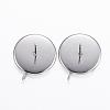 Non-Tarnish 304 Stainless Steel Stud Earring Settings STAS-H380-A-13P-1