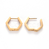PVD Vacuum Plating 304 Stainless Steel Huggie Hoop Earrings STAS-S103-24G-2