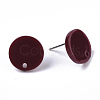 Cellulose Acetate(Resin) Stud Earring Findings KY-R022-018-5