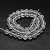 Natural Clear Quartz Crystal Beads Strands G-F570-01-6mm-2