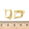 Brass Hoop Earring Findings KK-G536-11G-3