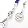 Chakra Jewelry Natural Quartz Crystal Cone Dowsing Pendulums G-G771-E07-3