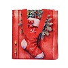 Rectangle Christmas No Woven Fabric Printed Tote Bags ABAG-P015-03B-2