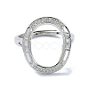 Adjustable 925 Sterling Silver 4 Prongs Ring Settings STER-K179-28P-2