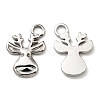 Non-Tarnish 304 Stainless Steel Pendants STAS-Q248-09P-1