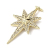 Brass Micro Pave Cubic Zirconia Pendants LS-KK-L248-07G-01-2