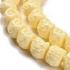 Synthetic Coral Carved Beads Strands CORA-H003-02-3