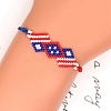 Miyuki Seed Braided Bead Bracelet BJEW-P269-29A-2