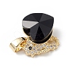 Real 18K Gold Plated Rack Plating Brass Micro Pave Cubic Zirconia Pendants KK-C015-02G-09-2