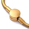 304 Stainless Steel Snake Chain Bracelets for Women BJEW-R010-01G-02-2