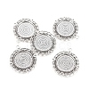 Tibetan Style Pendant Cabochon Settings TIBEP-R129-AS-LF-1