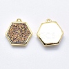 Druzy Resin Charms G-F551-A-3