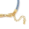 Braided Nylon Cord Bracelet Making MAK-L043-01G-06-3