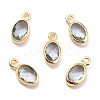 Eco-Friendly Brass with Glass Pendants KK-K268-01H-1