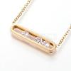 304 Stainless Steel Pendant Necklaces NJEW-P206-20G-1