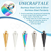 Unicraftale 25Pcs 5 Colors 304 Stainless Steel Pendants STAS-UN0048-66-5