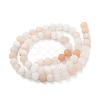 Natural Pink Aventurine Beads Strands G-Q462-6mm-13-3