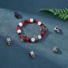 10Pcs 5 Style 304 Stainless Steel European Beads OPDL-UN0001-04-3