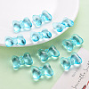 Transparent Acrylic Pendants TACR-T024-02BB-946-6